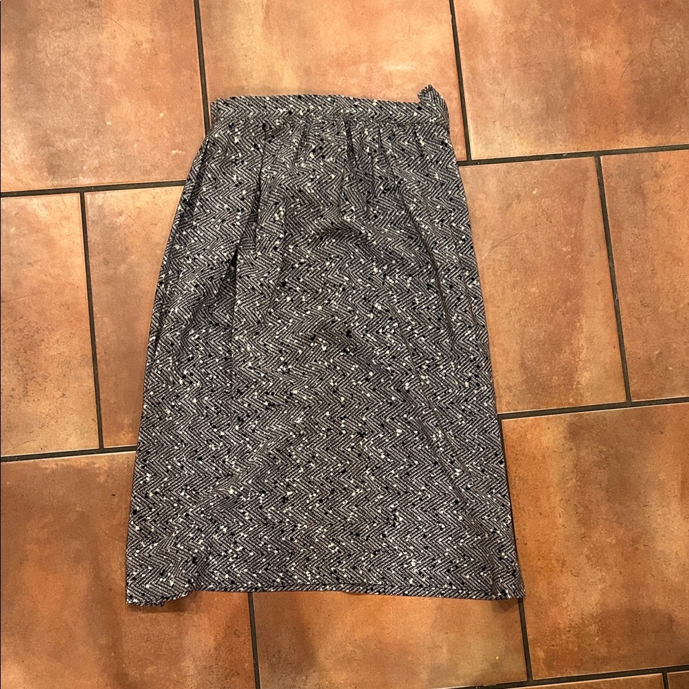 Carlisle Black and White A-Line Skirt